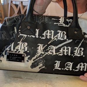 Gwen Stefani satchel embossed handbag